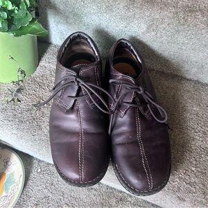 Men's Ruff Hewn Brown Leather Oxford Shoes